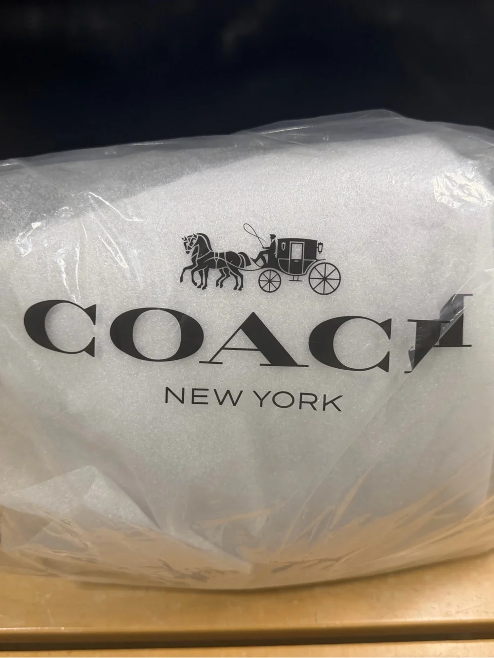 Coach Dark Emerald Green Leather Shoulder Tote with Gold Logo